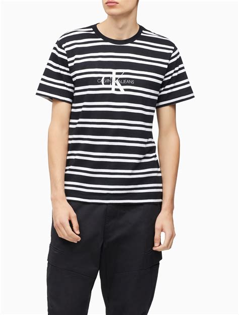 calvin klein striped t shirt.